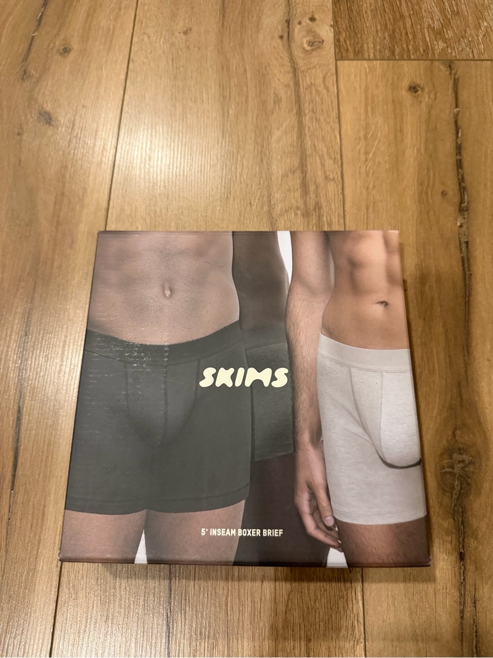 SKIMS Men's Boxer Briefs Pack - Black & Light Gray